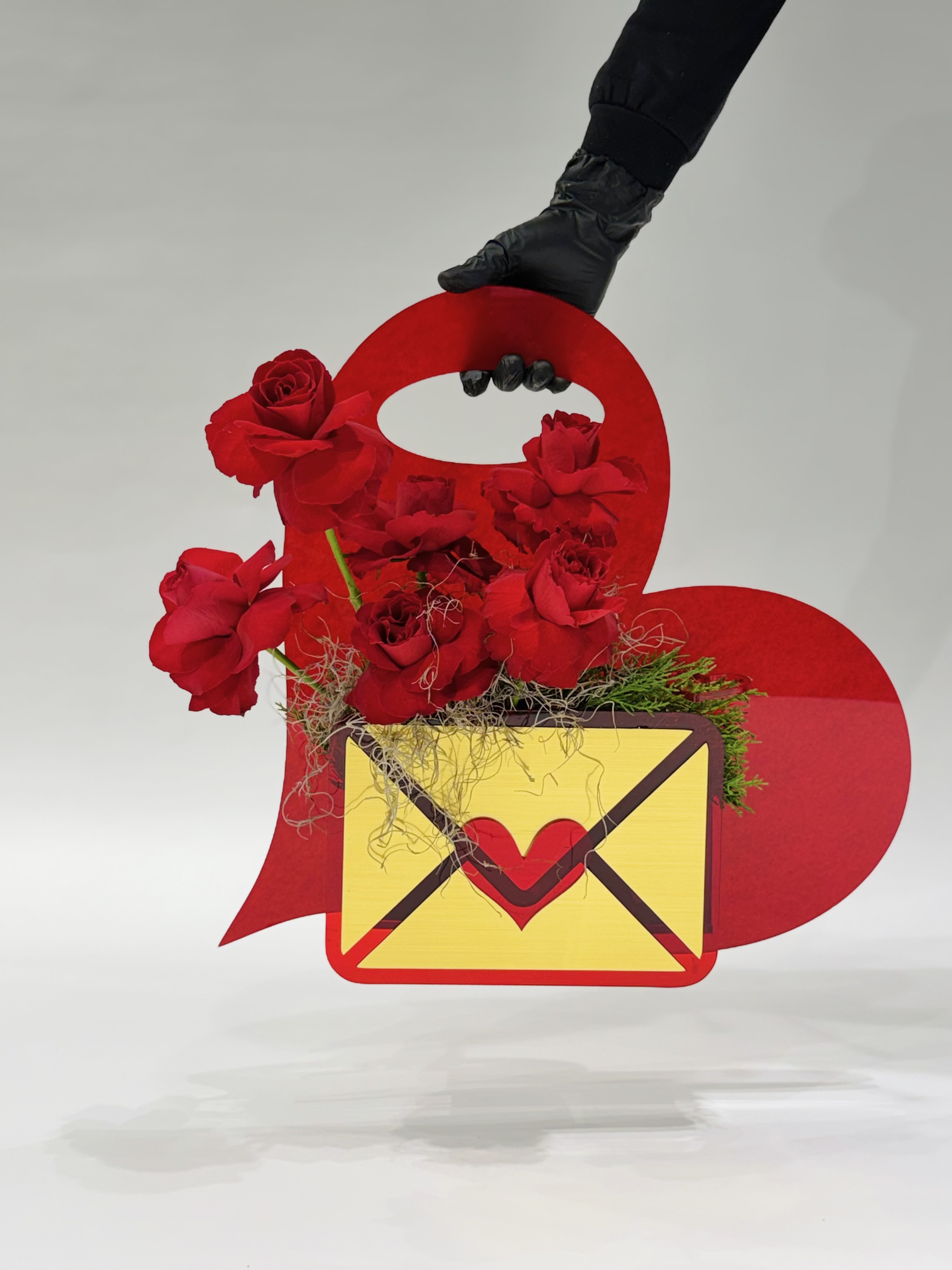 رساله الحب تنسيق الورد