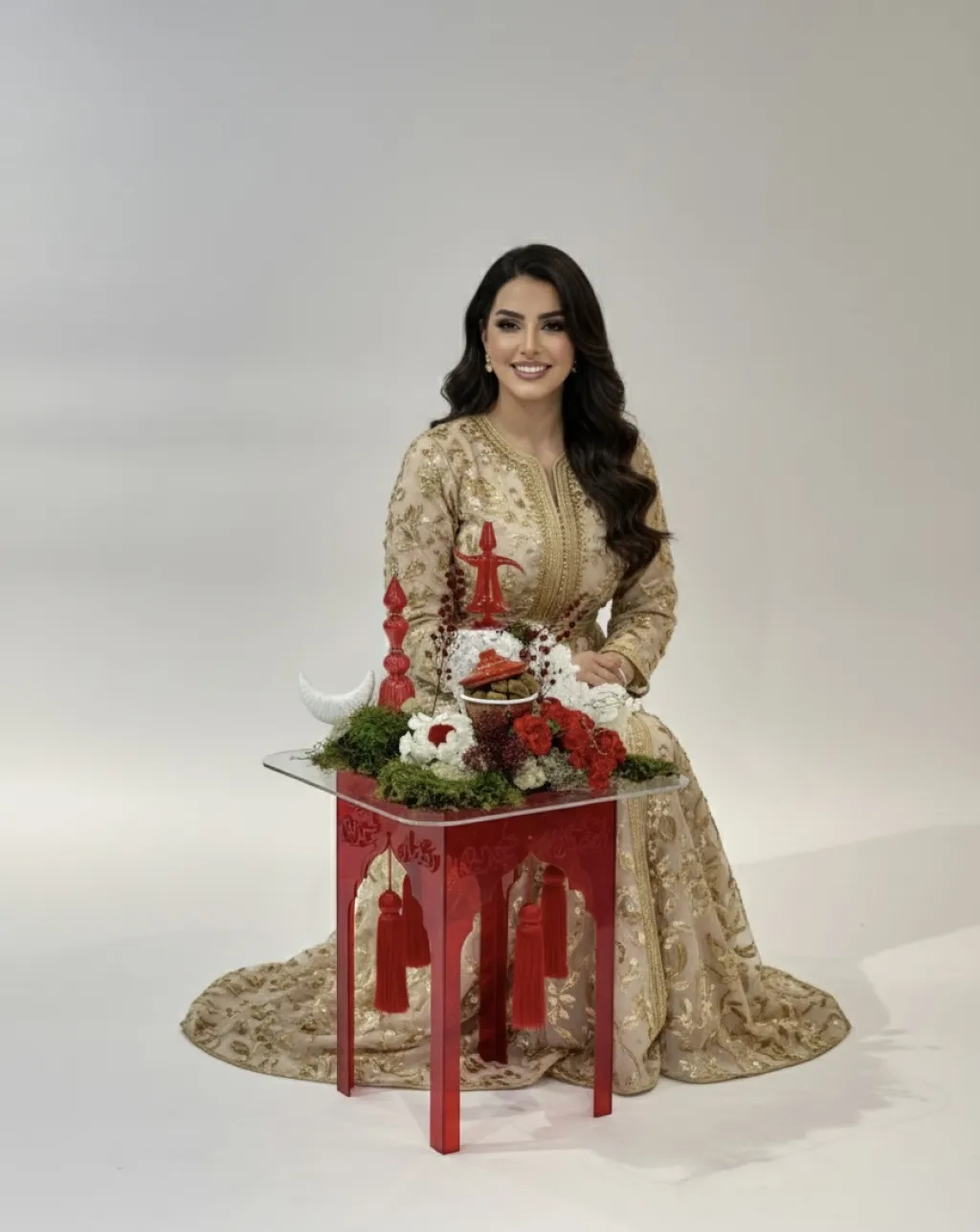 طاوله رمضان مع المأذن